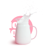 pitcher with milk
